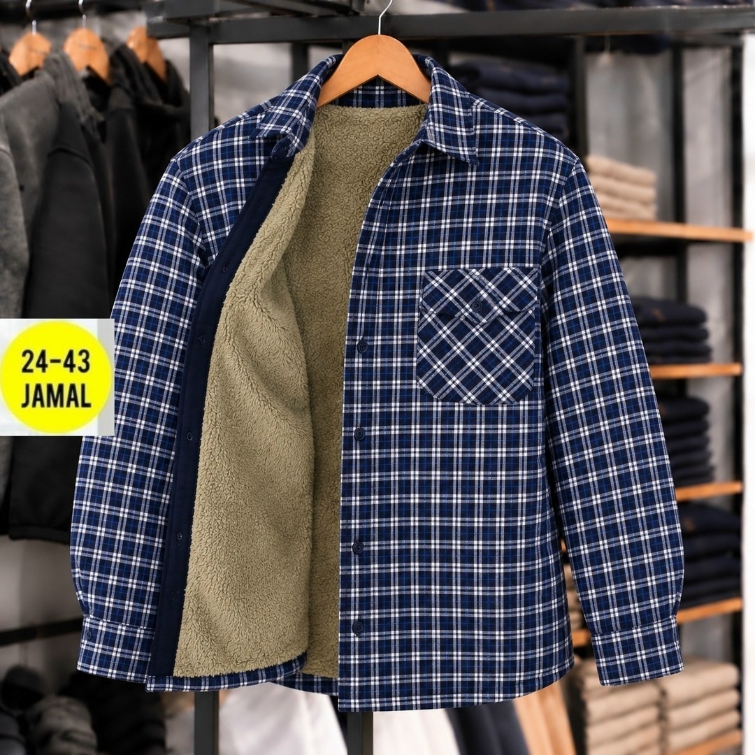 рубашка в клетку теплая h&h fashion,теплая рубашка,мужские рубашки,рубашка теплая на флисе,рубашка на флисе