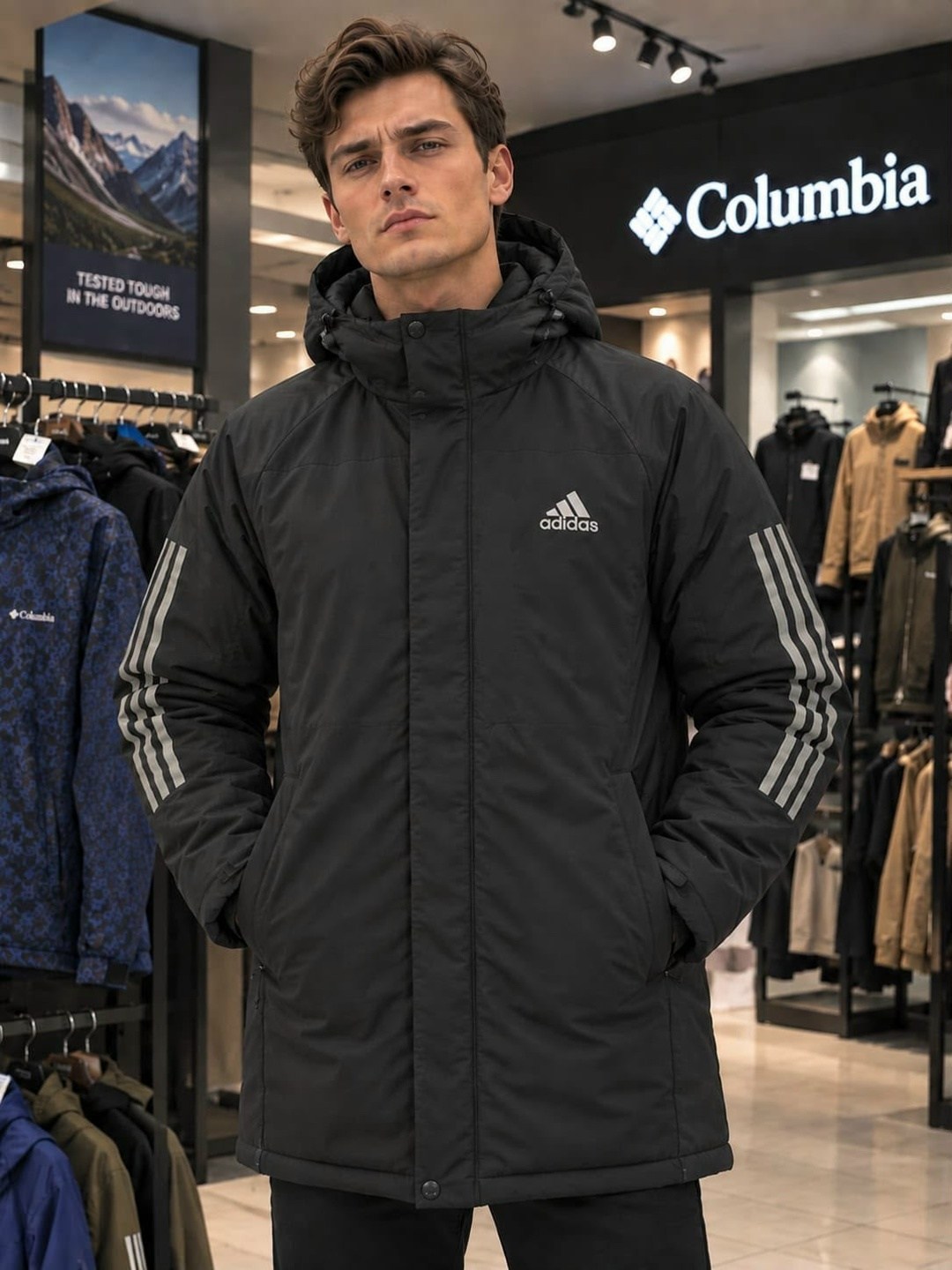 куртка adidas condivo 22 stadium parka,мужская зимняя куртка adidas,куртка adidas зимняя,куртка зимняя новая columbia adidas,зимняя куртка adidas columbia nike tnf