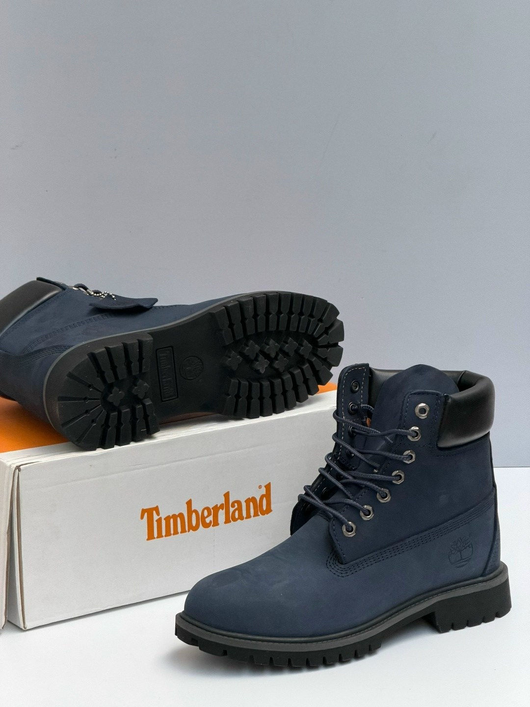 ботинки мужские timberland,,timberland premium 6 inch,тимберленд  синие,ботинки timberland