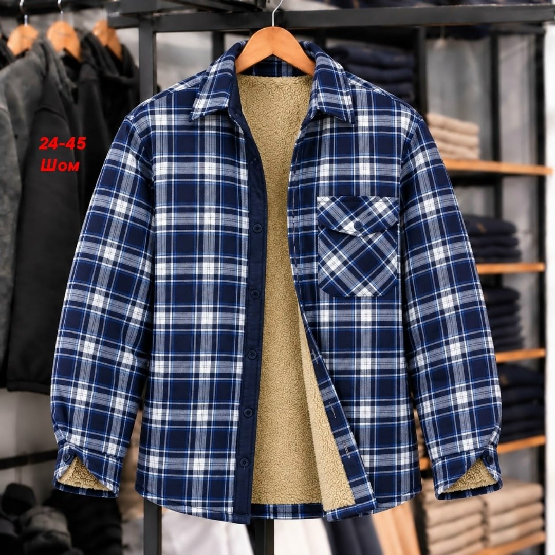 рубашка в клетку теплая h&h fashion,рубашка теплая на флисе,теплая рубашка,рубашка в клетку теплая h&h fashion 505593248,мужская клетчатая рубашка