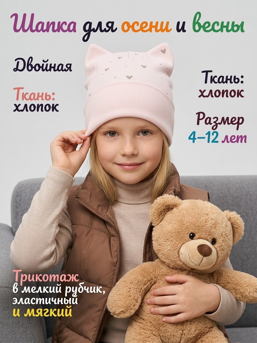 шапка для детей,детская шапка,шапочка,шапка с ушками,шапка для девочек