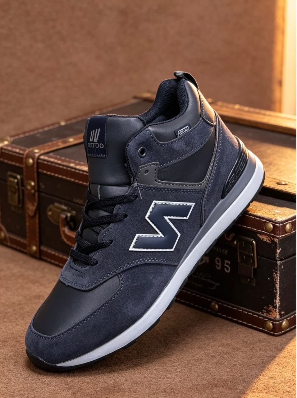 зимние кроссовки new balance 574,зимние кроссовки new balance 574 mid,кроссовки new balance 574 высокие зимние,зимние кроссовки new balance 574 mid синий,зимние кроссовки new balance