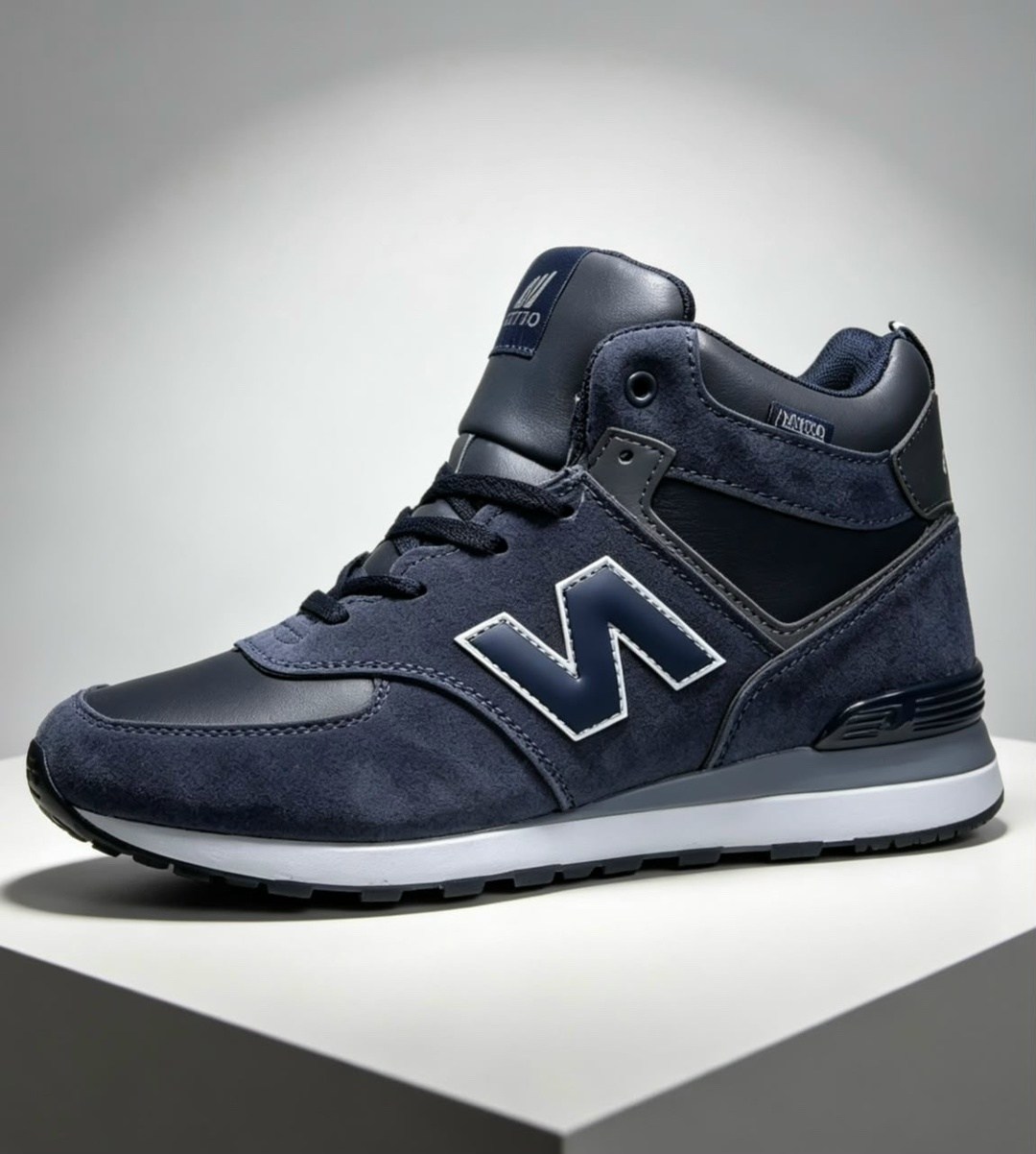 зимние кроссовки new balance 574,зимние кроссовки new balance 574 mid,кроссовки new balance 574 высокие зимние,зимние кроссовки new balance 574 mid синий,зимние кроссовки new balance