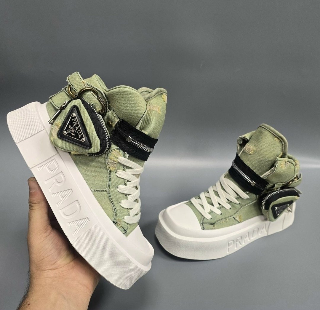 ,женская ,платформа ,кеды prada,модная