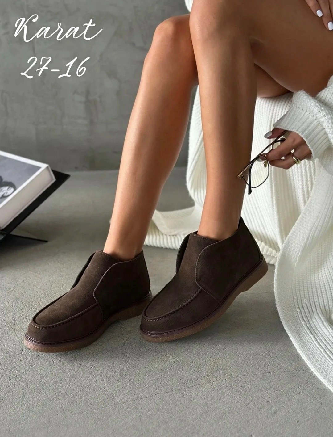 полуботинки натуральная замша и мех зимние лоферы ango shoes,ботинки замшевые,ботинки лоферы демисезонные замшевые oh, my store цвет темно-коричневый,зимняя ,лоферы зимние женские