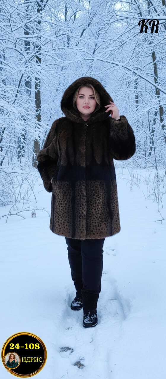 шуба из натурального меха,премиальная шуба леопард 48-50 р,норковая шуба,норковая леопардовая шуба,женская шуба из меха норки с леопардовым принтом