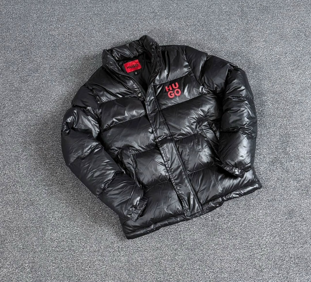 пуховик мужской hugo boss,куртка для мужчин hugo,мужская куртка hugo boss арт. 11845069,мужская hugo водоотталкивающая куртка с логотипом,куртка зимняя hugo boss