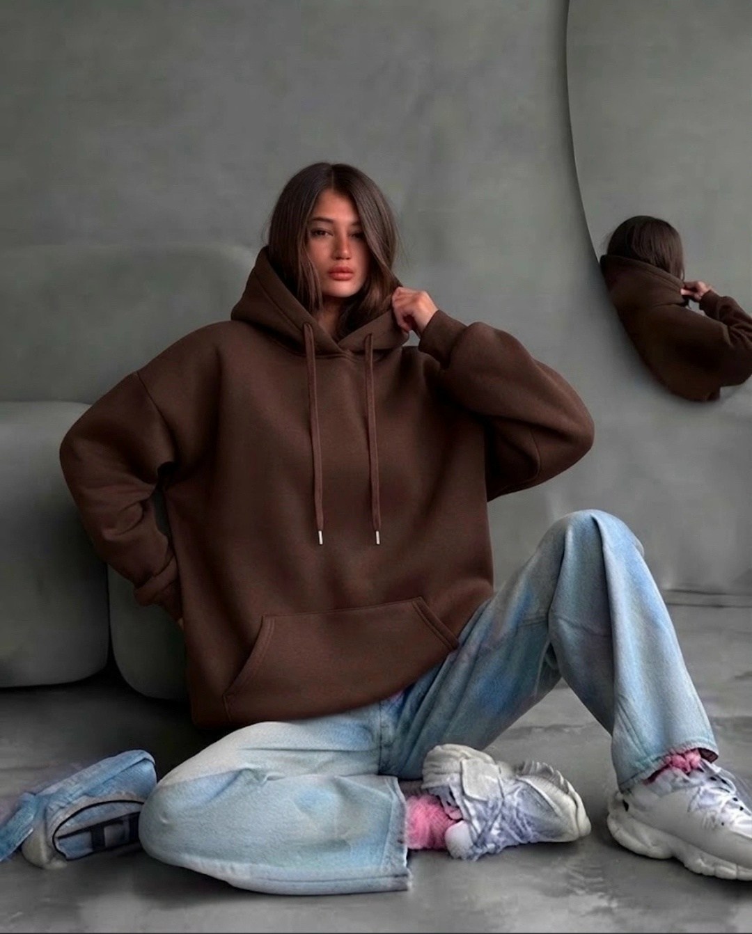 толстовка с капюшоном,стильная толстовка с капюшоном,oversized hoodie,свитшот женская,толстовки на флисовая