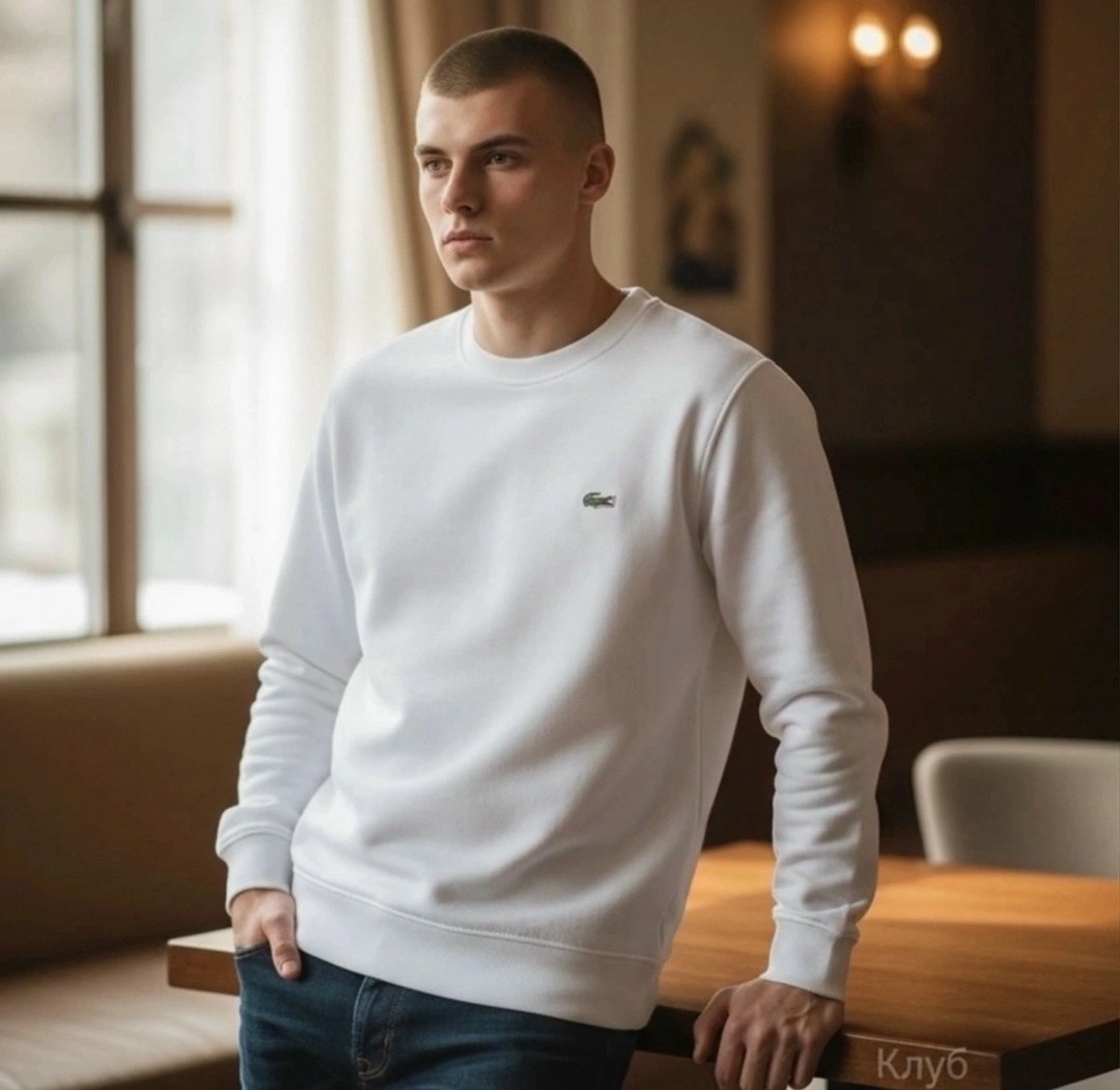свитшот lacoste,свитшот мужская,стильный свитшот,свитшот мужской повседневный,свитшоты