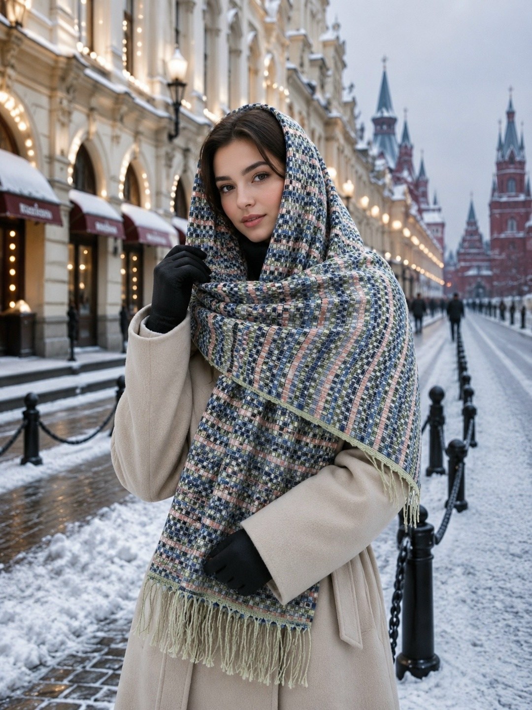 шарф объемный теплый палантин mimigirl,кашемировый шарф женский зимний,шарф женский зимний,шарф зимний,шарф зимний теплый