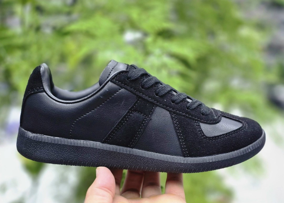 ,кроссовки maison margiela replica черный, спортивная,мужской кроссовки,черные кроссовки