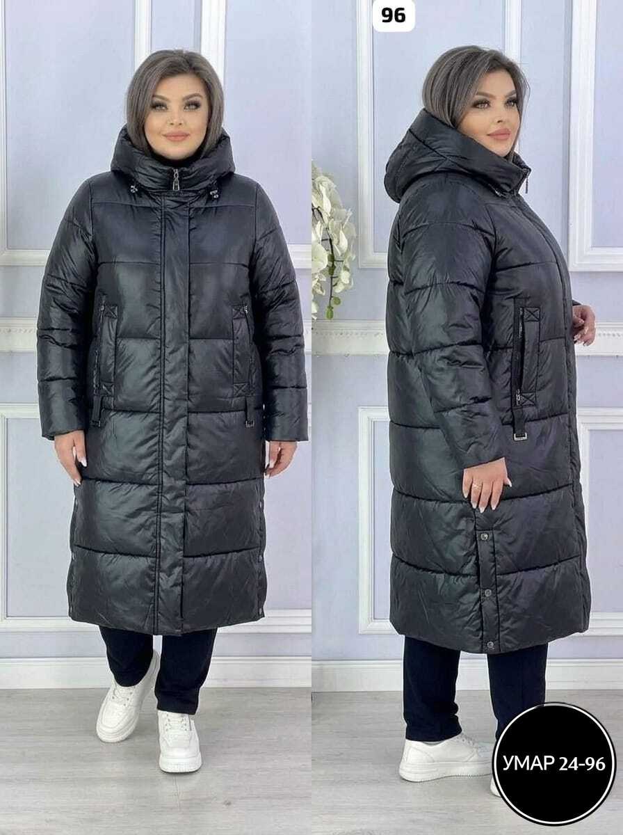 куртка зимняя женская больших размеров bloom fashion,удлиненная куртка,зимняя женская куртка,демисезонная куртка,женская куртка