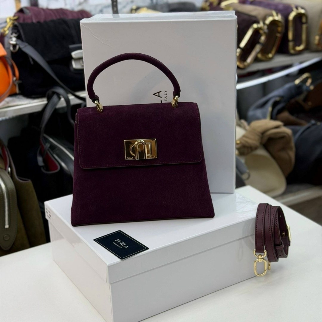 сумка женская furla,сумка из натуральной замши 24х19,сумка замшевая,сумка фурла,сумка