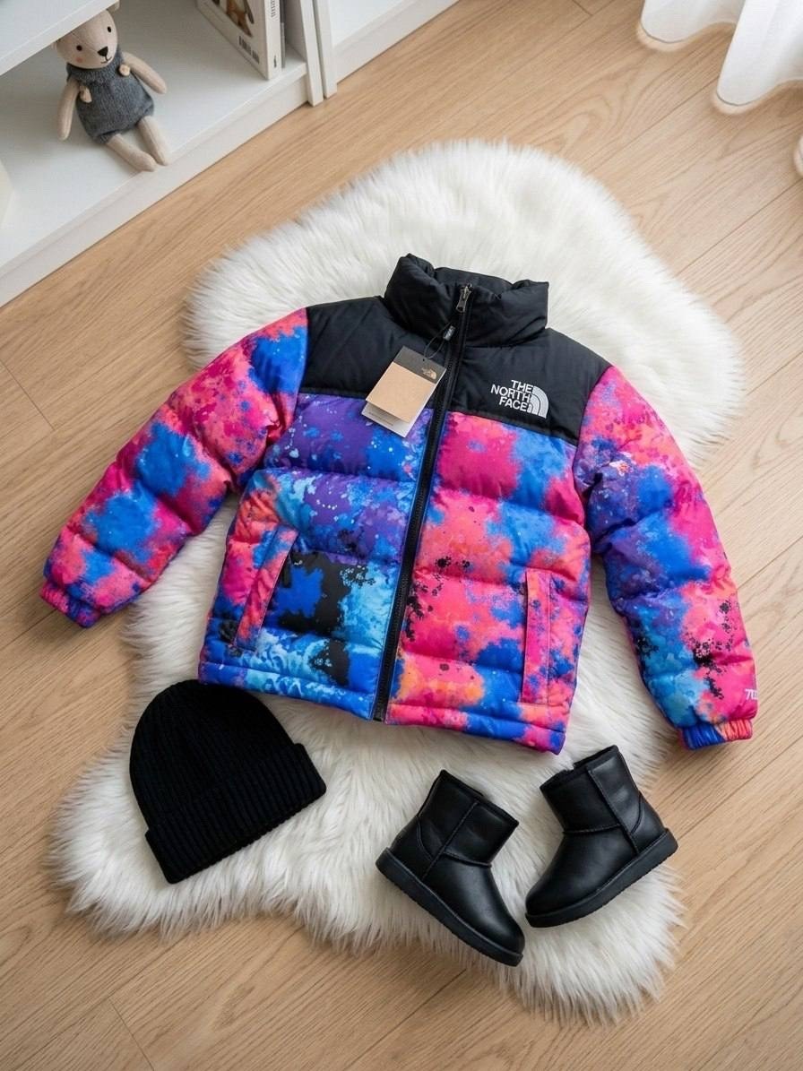 зимние куртки,куртка the north face,куртка зимняя с принтом,куртка x invincible 2026 down jacket multicolor the north face,куртка женская