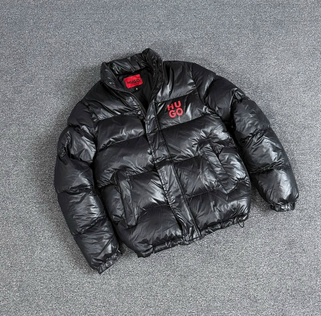 пуховик мужской hugo boss,куртка для мужчин hugo,мужская куртка hugo boss арт. 11845069,мужская hugo водоотталкивающая куртка с логотипом,куртка зимняя hugo boss