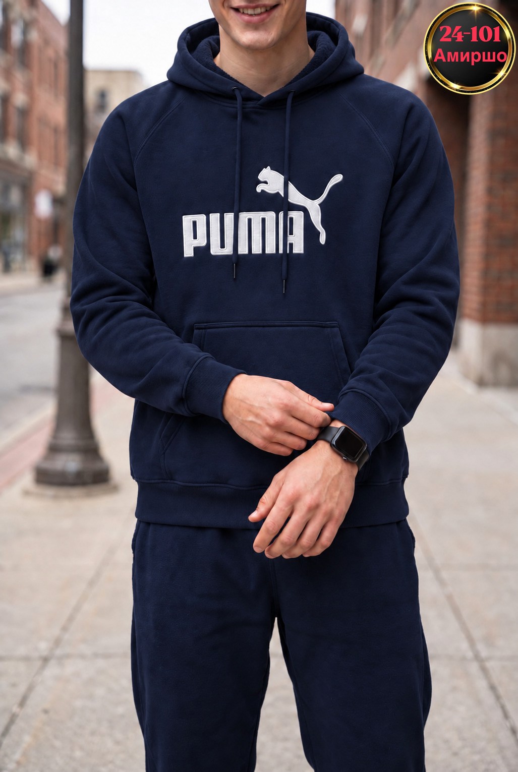 мужское худи puma,худи мужское puma серый,худи мужское puma ess big logo серый,толстовка мужская puma,худи puma