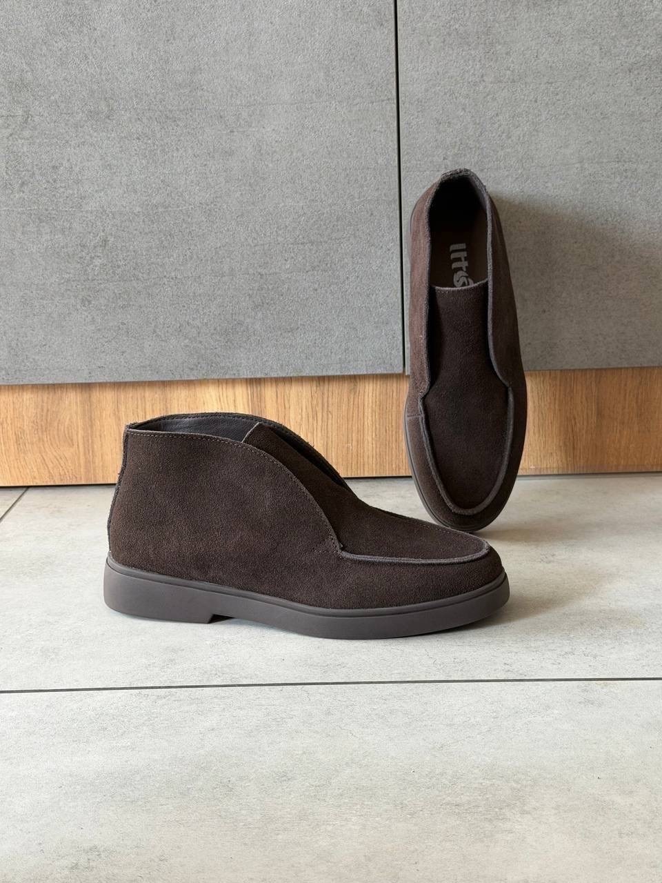 ,лоферы замшевые,ботинки лоферы мужские замшевые loro piana suede black,женская ,демисезонные лоферы замшевые