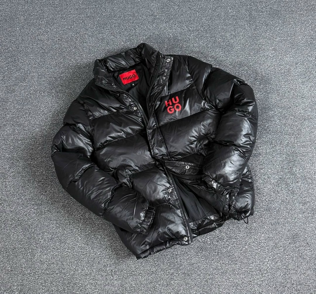 пуховик мужской hugo boss,куртка для мужчин hugo,мужская куртка hugo boss арт. 11845069,мужская hugo водоотталкивающая куртка с логотипом,куртка зимняя hugo boss