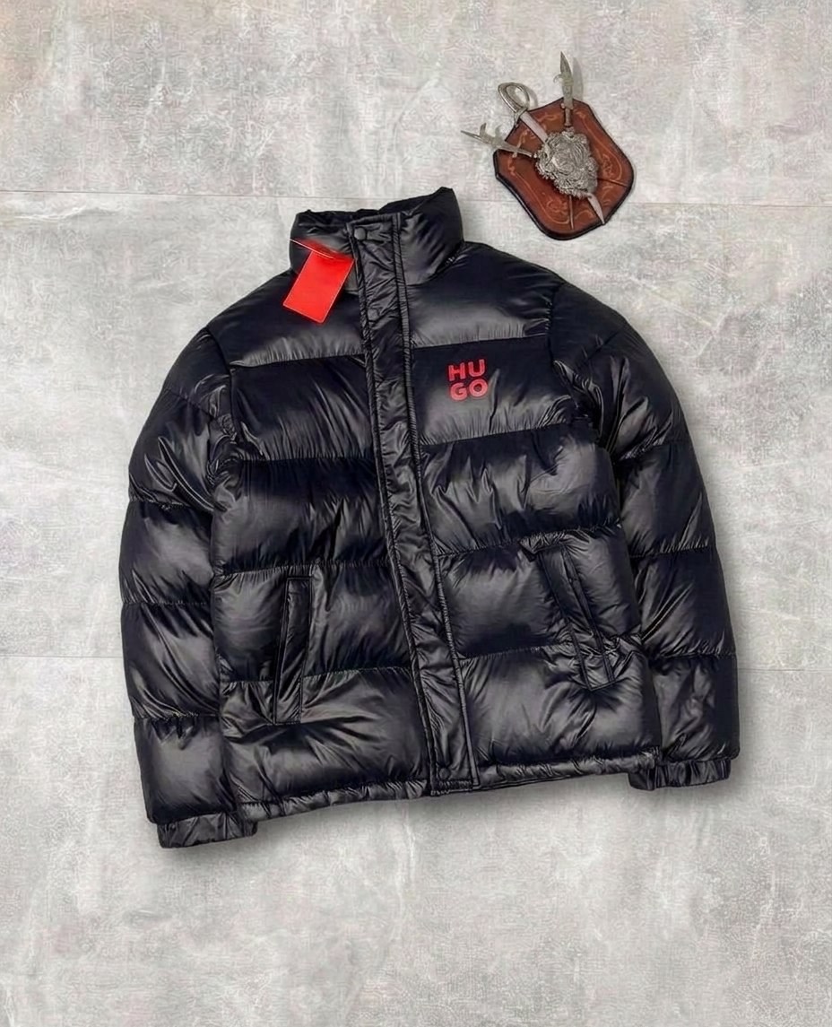 пуховик мужской hugo boss,куртка для мужчин hugo,мужская куртка hugo boss арт. 11845069,мужская hugo водоотталкивающая куртка с логотипом,куртка зимняя hugo boss