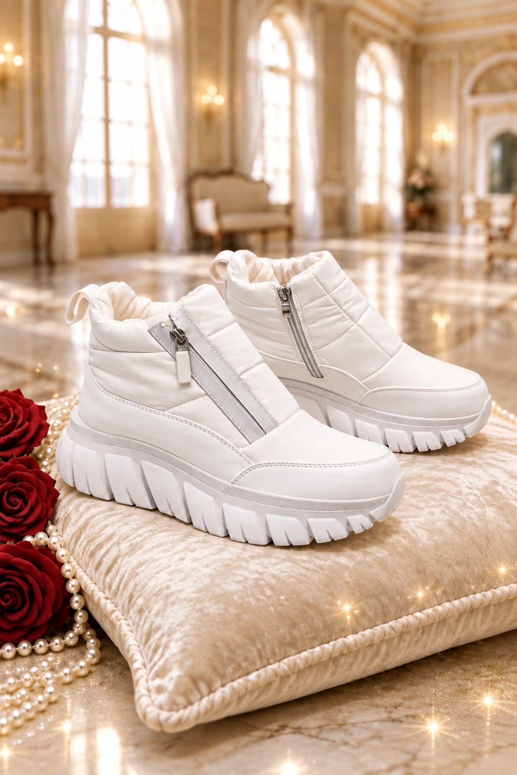 ,дутики зимние на платформе meglia,дутики женские,дутики женские felicita 1293-01-443 белые 38 ru,зимняя женская