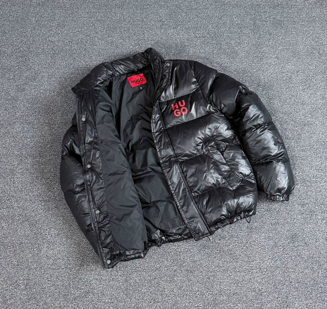 пуховик мужской hugo boss,куртка для мужчин hugo,мужская куртка hugo boss арт. 11845069,мужская hugo водоотталкивающая куртка с логотипом,куртка зимняя hugo boss