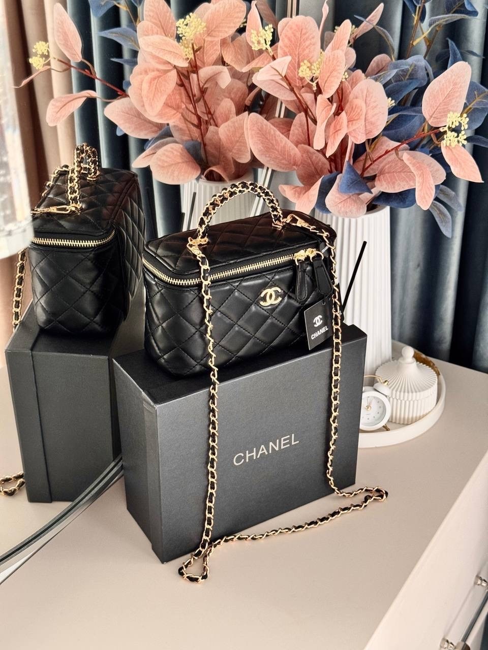 сумка chanel,сумка шанель,сумка chanel женская,сумка chanel vanity case,сумки chanel vanity из натуральной кожи