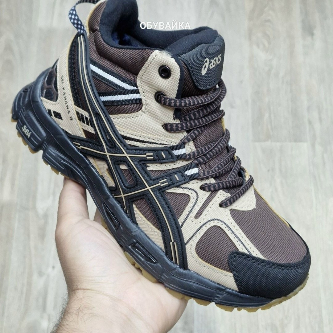 зимние кроссовки asics gel-kahana 8 hi,кроссовки зимние asics gel kahana 8 с мехом,кроссовки зимние мужские asics gel-kahana 8,зимние кроссовки asics,кроссовки asics gel-kahana 8