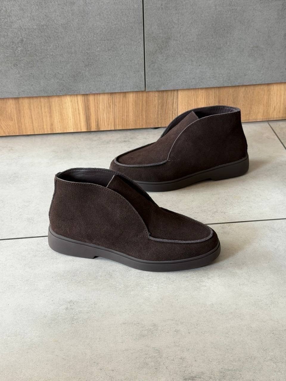 ,лоферы замшевые,ботинки лоферы мужские замшевые loro piana suede black,женская ,демисезонные лоферы замшевые