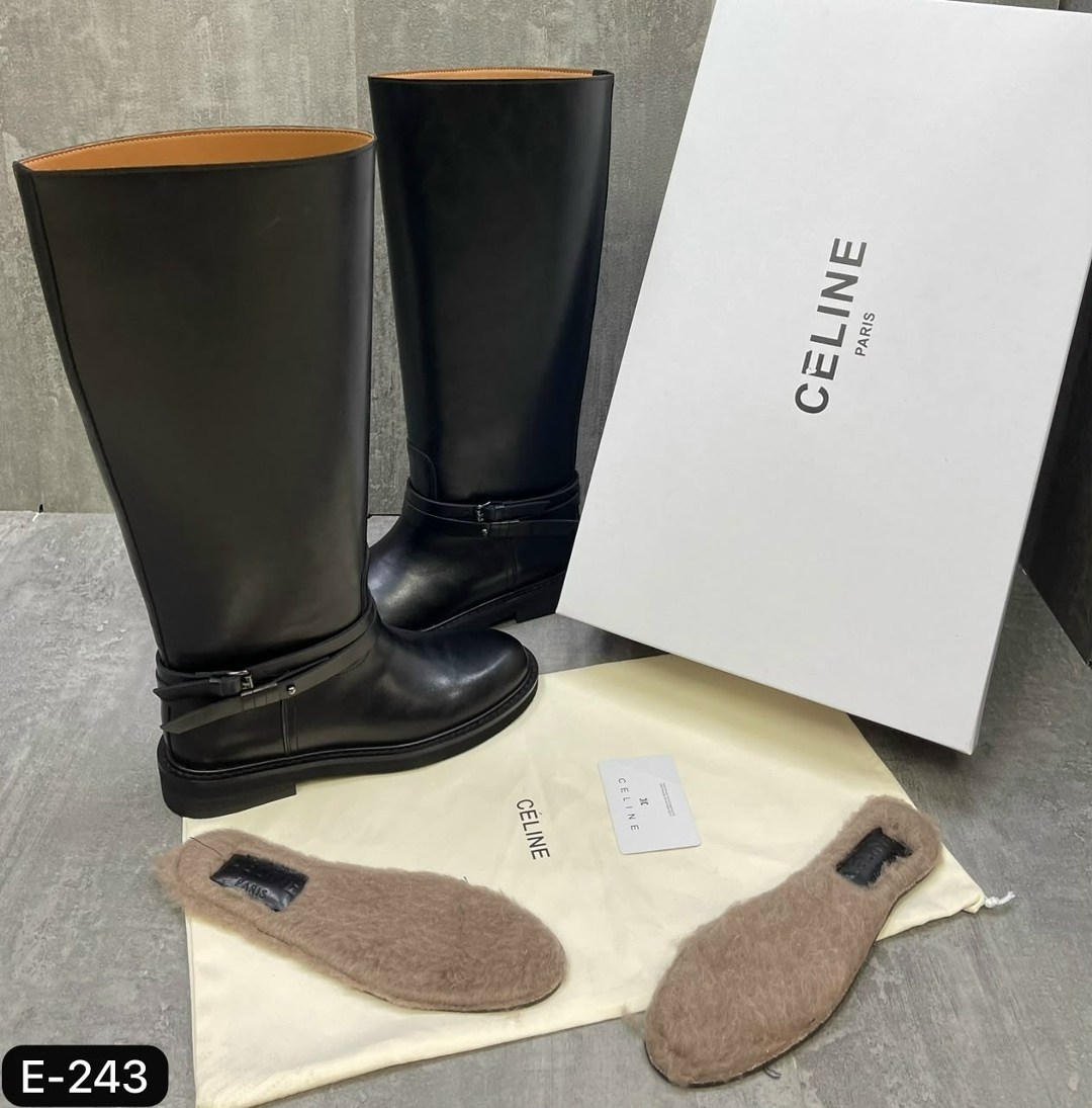 сапоги celine,женские сапоги из кожи celine,ботинки celine,,женские сапоги