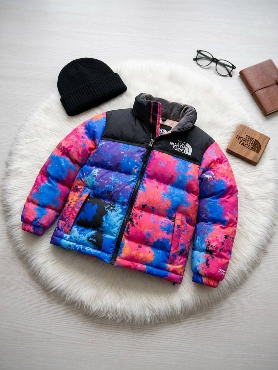 зимние куртки,куртка the north face,куртка зимняя с принтом,куртка x invincible 2026 down jacket multicolor the north face,куртка женская