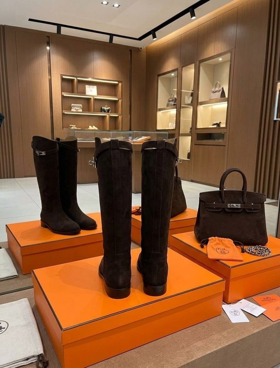 сапоги hermes,женские сапоги,сапоги эрмес женские,замшевые сапоги,сапоги