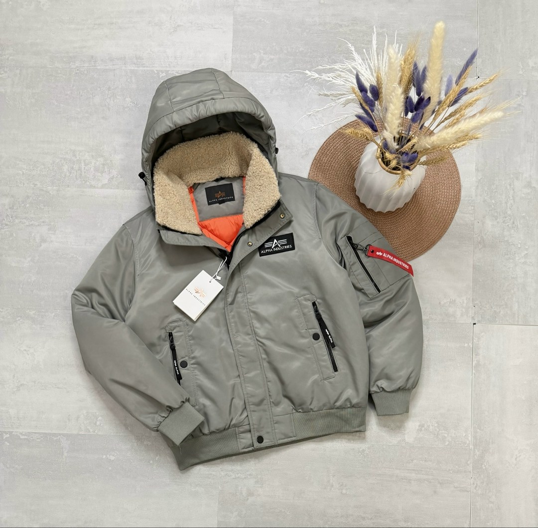 зимняя куртка,мужская зимняя куртка,зимняя куртка alpha industries,бомбер alpha industries зимний,куртка мужская бомбер