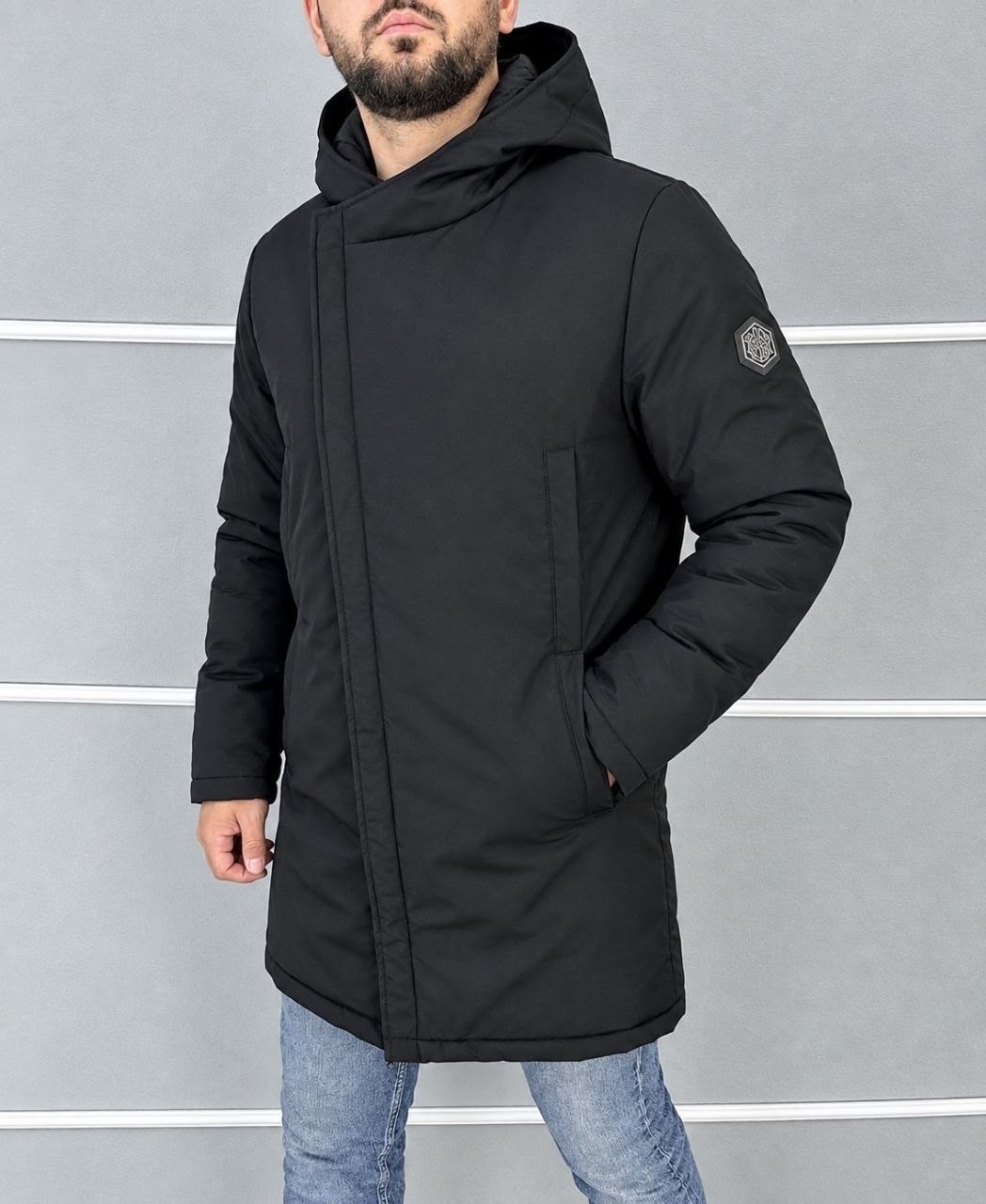 куртка зимняя мужская rm collection,куртка мужская,куртка зимняя мужская удлиненная,мужская зимняя куртка,зимняя куртка мужская malidinu 21002