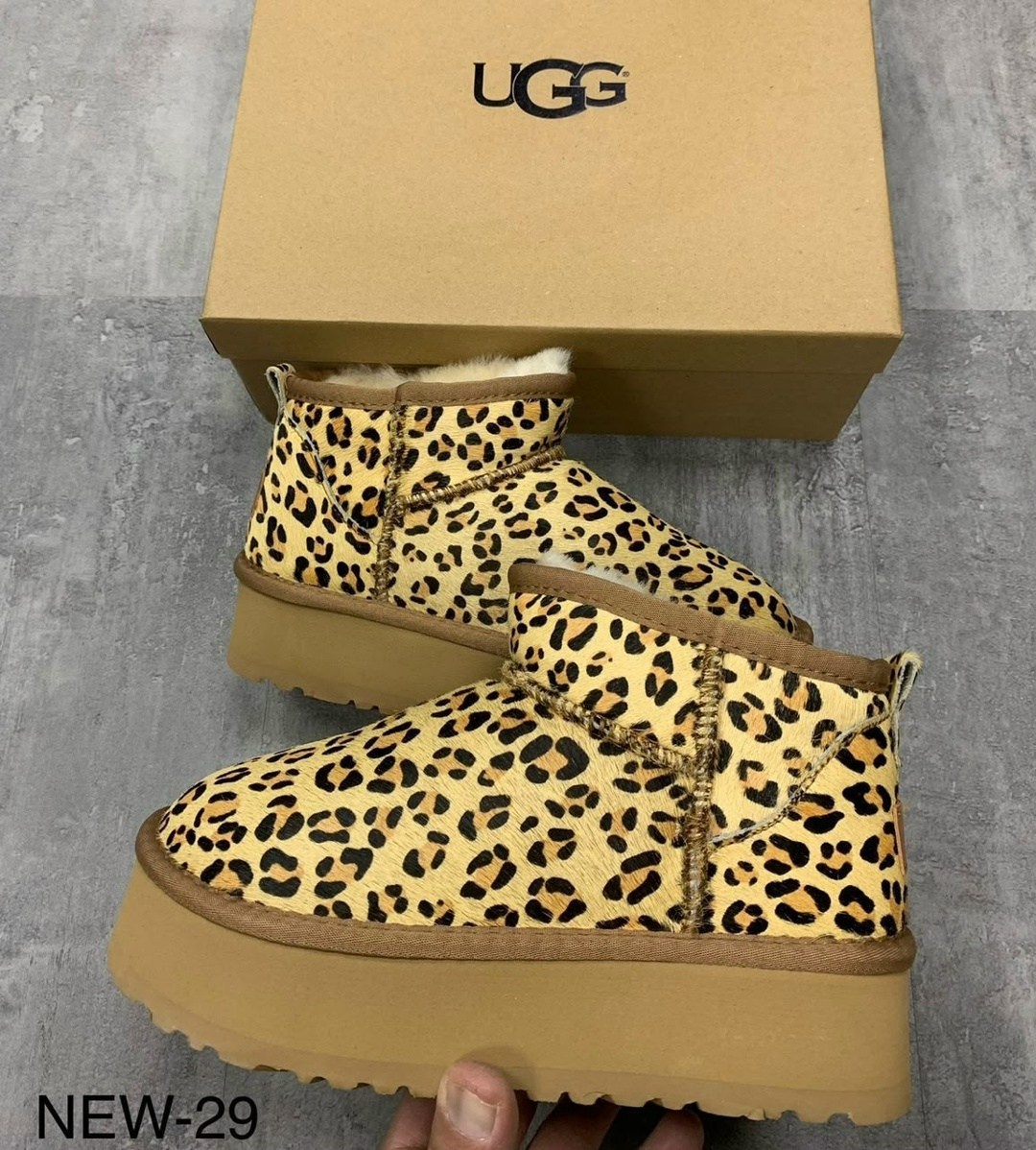 леопардовые угги женские короткие shoe world 264220472,леопардовые угги,женские угги,ugg женские угги леопардовые на платформе,