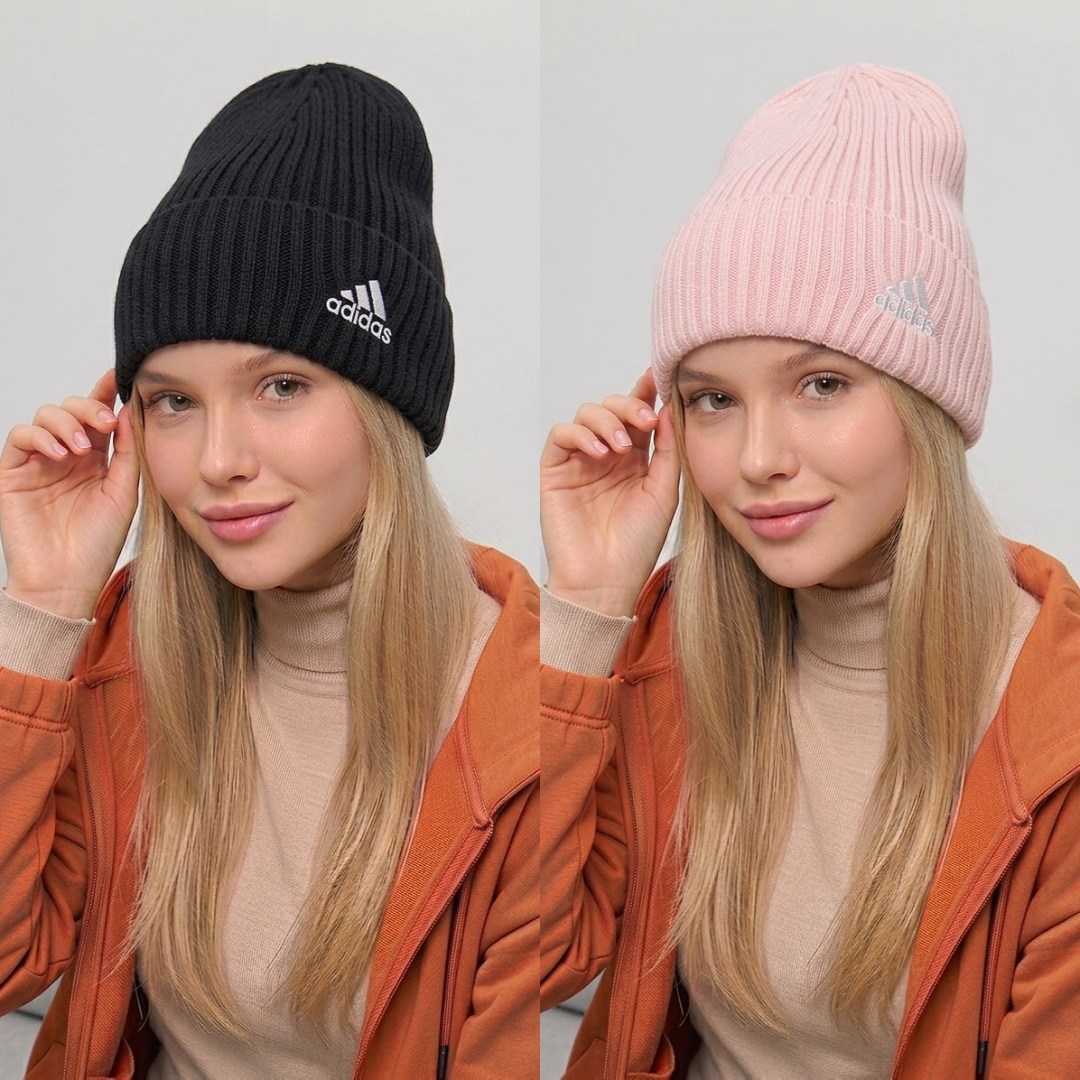 шапка для женщин,шапка женская,шапка бини,кепка adidas sportswear черный,модная зимняя шапка