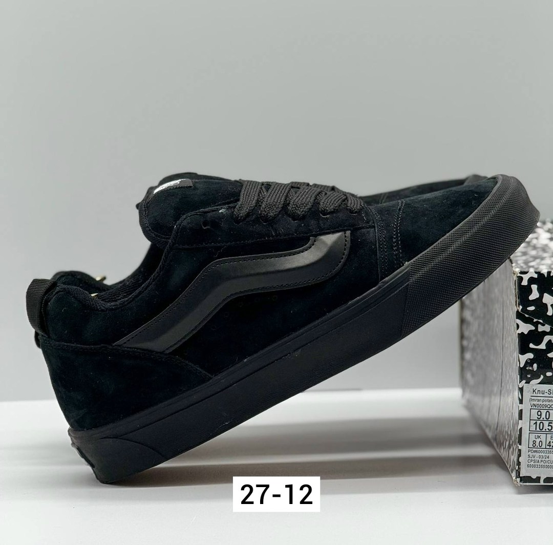 ,кеды мужские vans knu skool черные,кроссовки ванс,черные кроссовки,мужские кроссовки vans