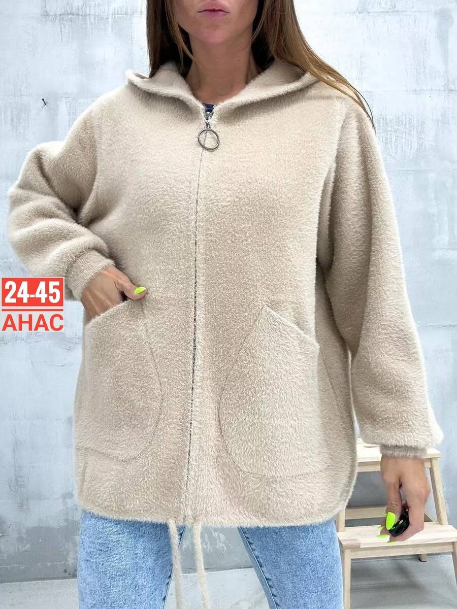 куртка из альпаки,кардиган из альпаки,кардиган альпака,кардиган пушистый с альпакой кофта теплая на замке h&m fashion,кардиган оверсайз женский