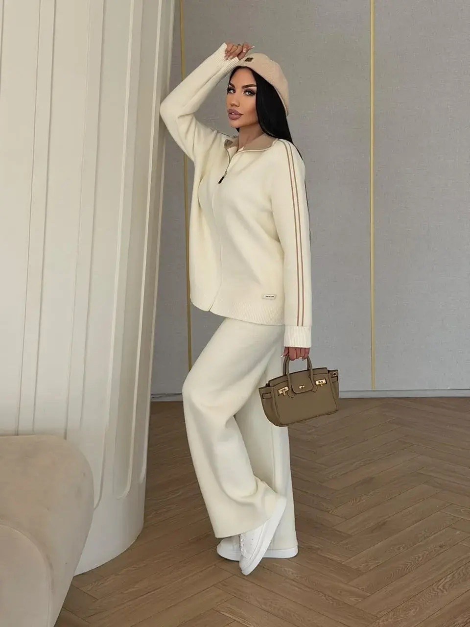 стильные костюмы,брючный костюм,кашемир костюм,женская кофта,женский костюм