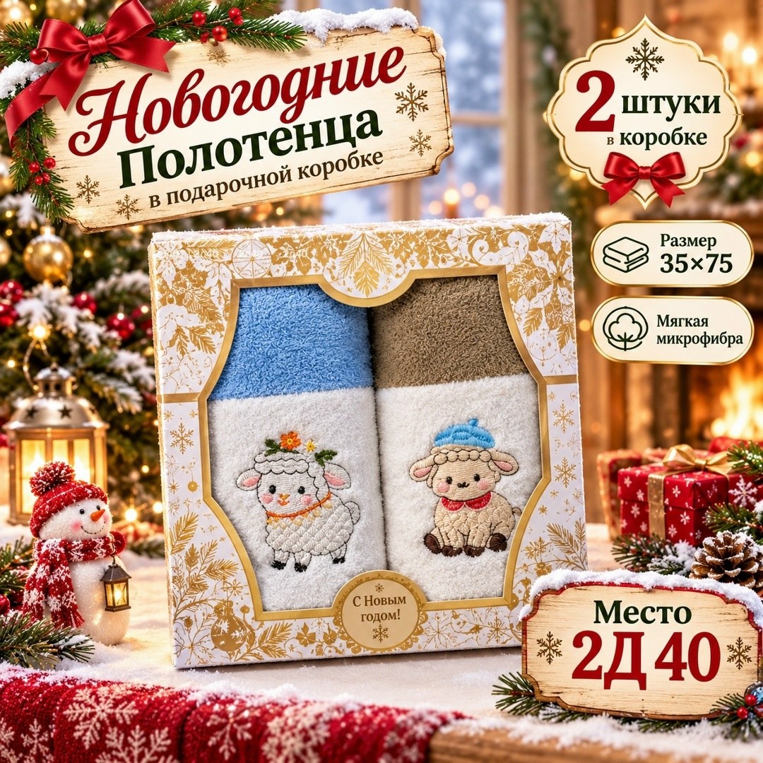 набор кухонных полотенец 2 шт 25*50 в подарочной коробке,набор новогодних полотенчиков символ года со змеёй комплект вафельных полотенец 3 штуки,набор полотенец 2 шт,наборы полотенец,новогодний набор