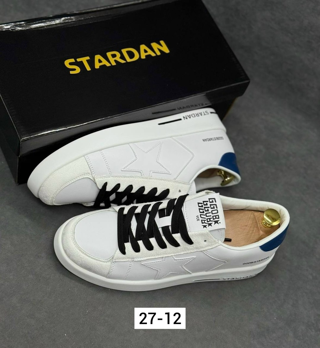 кроссовки golden goose stardan,кроссовки golden goose,кеды golden goose,golden goose stardan black and white sneakers,кеды мужские golden goose deluxe brand 134797 white