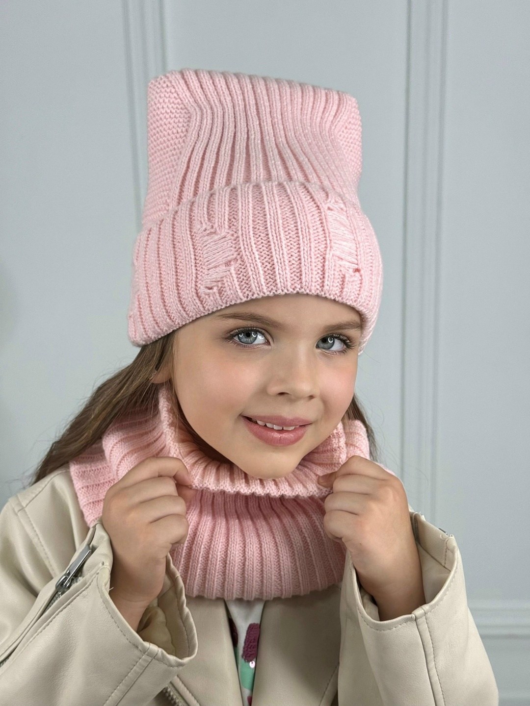 шапка хлопок кошки и снуд anya kids цвет черный,шапка хлопок кошки и снуд anya kids 247060440,шапка хлопок кошки и снуд anya kids,шапка со снудом для девочек,комплект шапка и снуд для девочек