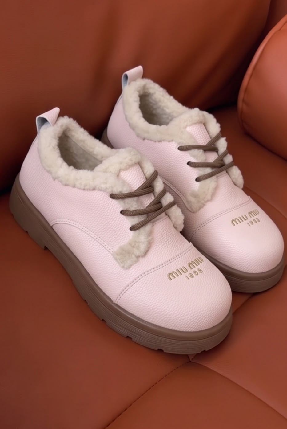 кроссовки miu miu женские,,кроссовки miu miu, женская,кроссовки miu miu с мехом