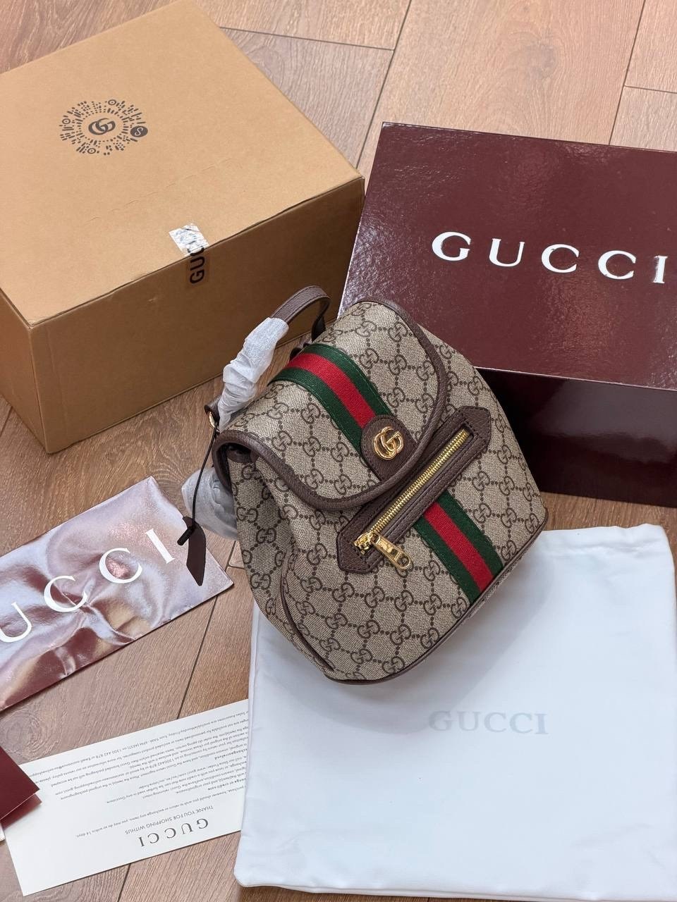 рюкзак gucci,рюкзак gucci ophidia коричневый,рюкзак гуччи женский,сумка gucci,gucci gg ophidia small backpack