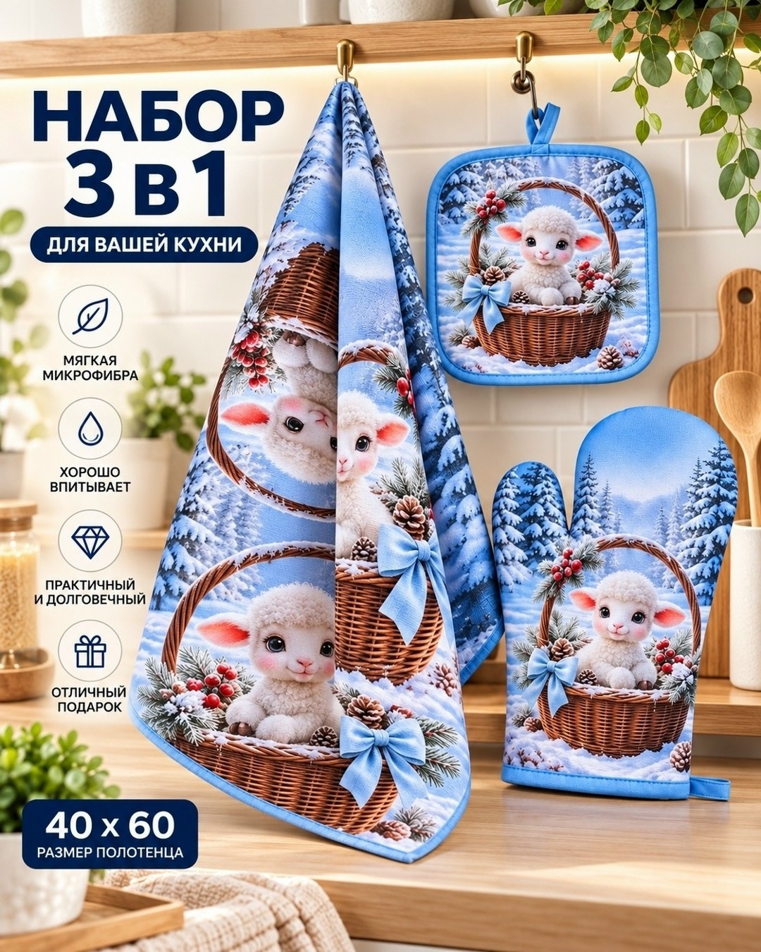 кухонные прихватки,прихватка набор,прихватки кухонные набор,комплект для кухни,набор для кухни