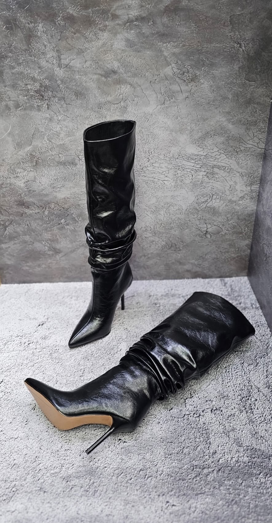 высокие сапоги,женские кожаные сапоги до колена с острым носком на тонком каблуке,сексуальные зимние женские высокие сапоги на шпильке с острым носком,женские сапоги с острым носком на высоких шпилька