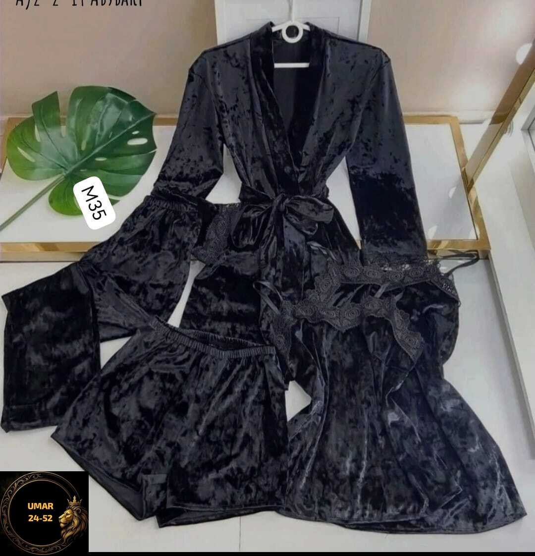 комплект женских,комплект пижама,пижамы женски,пижама комплект 5 в 1,пижама велюровая женская