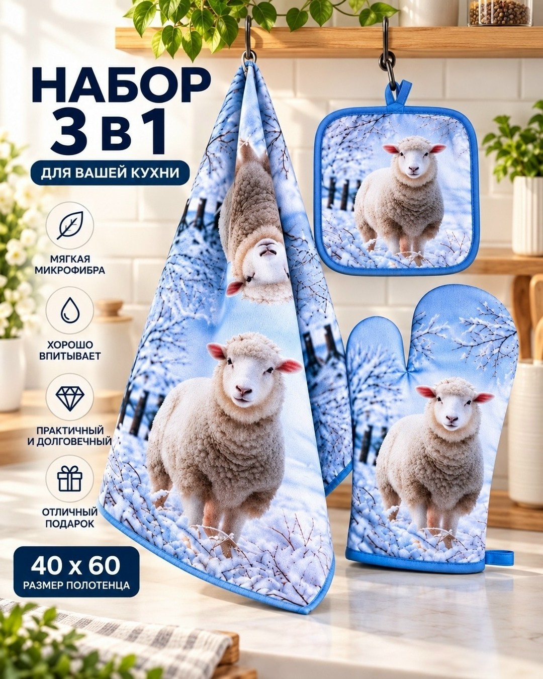 кухонные прихватки,прихватка набор,прихватки кухонные набор,комплект для кухни,набор для кухни