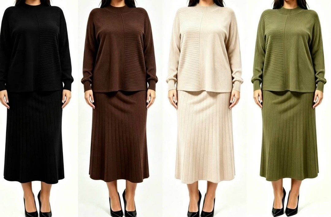 костюм трикотажный oversize kotam,костюм с юбкой трикотажный,трикотажный костюм с юбкой женский,вязаный брючный костюм,женский кашемировый костюм с широкими брюками и свитером