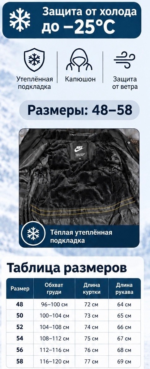 пуховик мужской nike,пуховик nike,пуховики мужские,мужская зимняя куртка,повседневная куртка