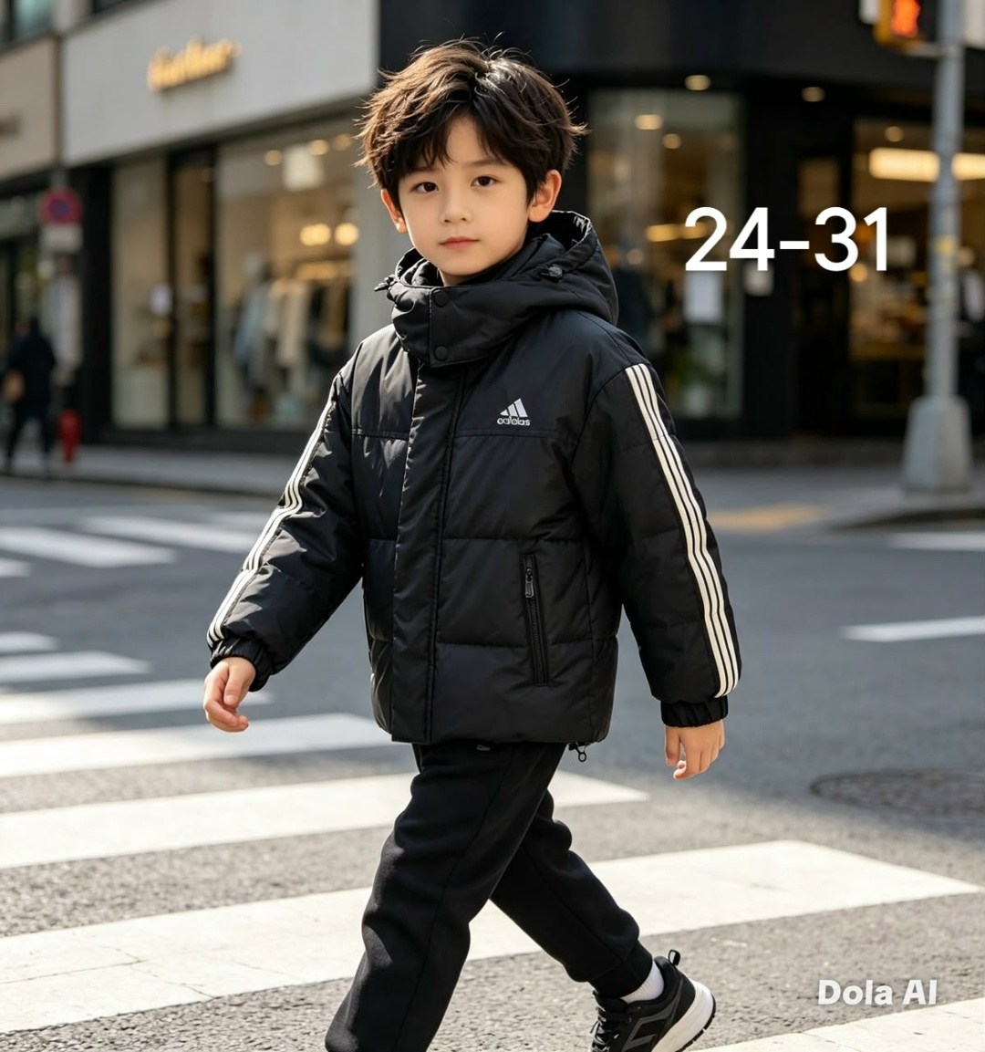 куртка для мальчика,куртка для мальчика adidas,пуховик 3-stripes adidas,детский пуховик adidas,куртка теплая
